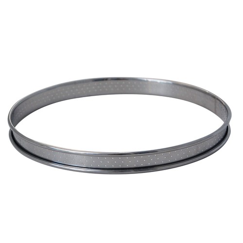 Cercle tarte perforé bord - tarte,