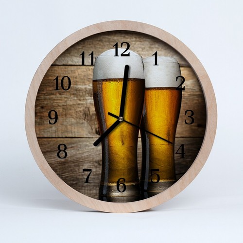 Tulup horloge murale bois - murale, en