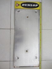 Plaque tôle Dunlop pression pneus 1960