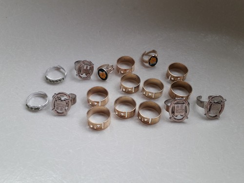 Lot bagues vintage - , tirette