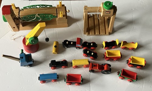 Brio wooden wood train lot - wooden,