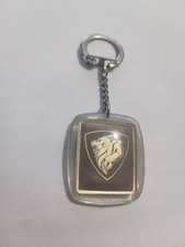 Porte-clés Automobile Lion PEUGEOT Garage S.I.A.B. DIJON Keychain vintage 60'