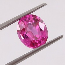 AAA Naturel Ravissante Couleur Ceylan Saphir Rose Vrac Ovale Gemme Coupe 10x8 MM