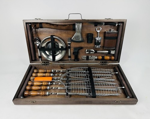 Skewers set grill - , for