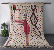 Moroccan 6.5x10 FT  Sheep Wool