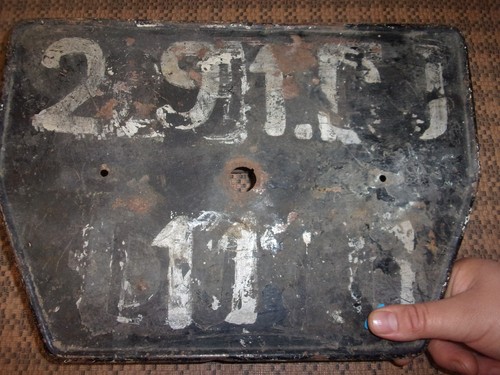 Ancienne plaque - ancienne,