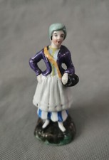 Porte plume cantinière en porcelaine de Paris