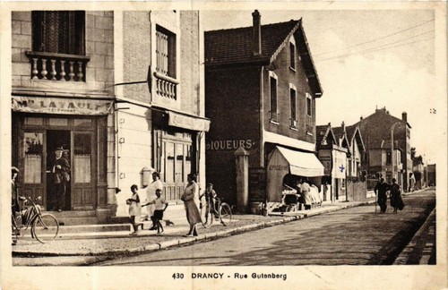 Cpa drancy rue gutenberg - drancy,