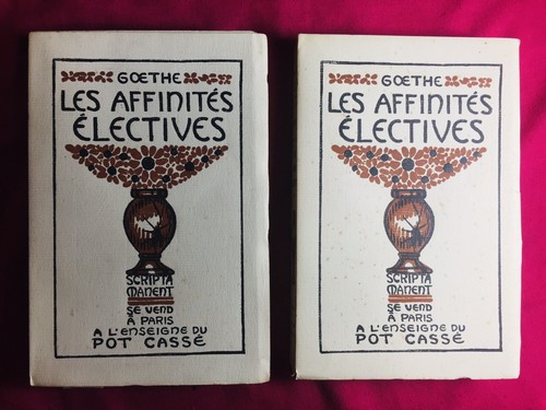 Goethe les affinités - goethe,