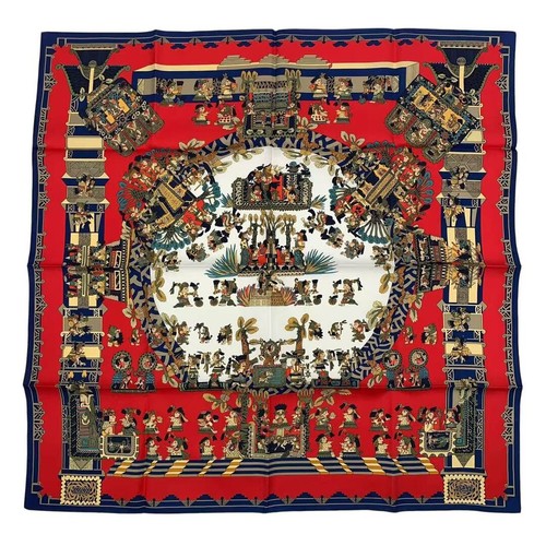 Hermes scarf silk carre90 - hermes,