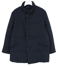 Schneiders Massimo Veste Homme UK 54 Fermeture Éclair Rembourré Haut Col Foncé