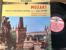 EUGEN JOCHUM / MOZART symphonies nos 36 & 38  / PHILIPS HI-FI STEREO