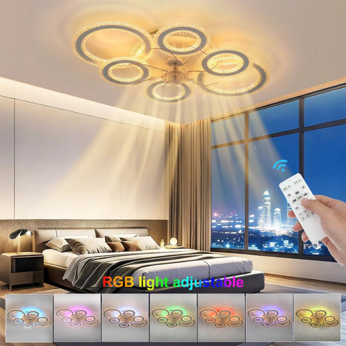 Ventilateur plafond led - de,