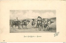 Algérie - Caravane - Animée - Chameaux - CPA - Voir Scans Recto-Verso