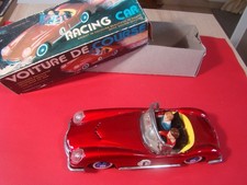 Jouet ancien en tôle, voiture LUCKY (Voiture de course)