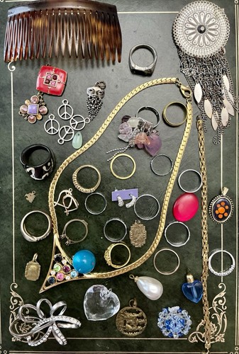 Lot bijoux anciens vintage - bijoux,