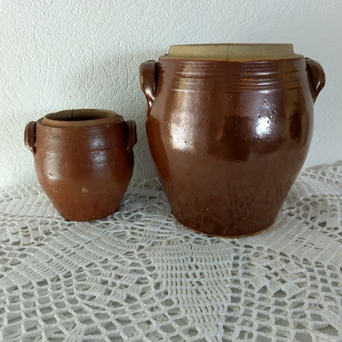Lot anciens pots saloirs - 2,