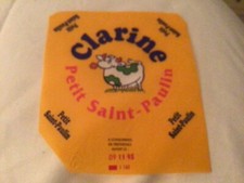 Etiquette Fromage Clarine