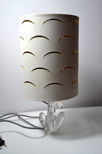 Lampe cristal Schneider, très