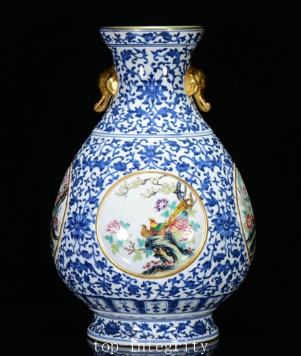 Qianlong bule white color - 16",