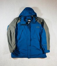 Veste Y2K The North Face Gore-Tex Bleue Et Grise Femme - Taille M - Nylon