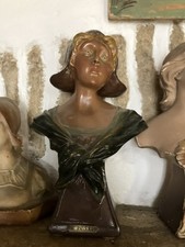 Statues Statuettes Bustes Polychrome Plâtres Décoration 