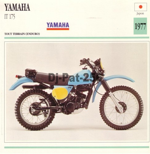 Fiche moto yamaha it - yamaha, 175
