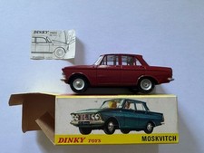Dinky Toys 1/43e Moskovitch 408 Meccano-Triang ref.: 1410 fiche expl. parfait ét
