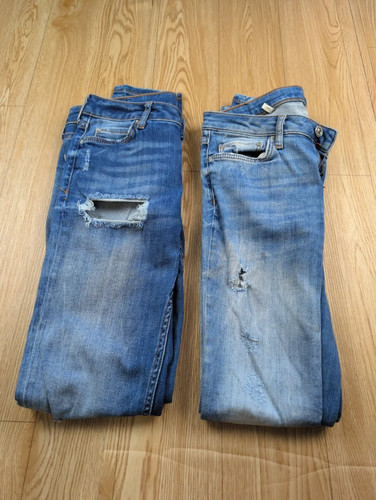 Lot pieces jean skinny - 2,
