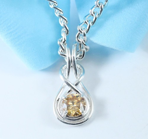 Pendentif solitaire diamant - pendentif,