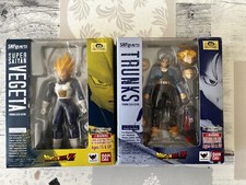 SH Figuarts Vegeta and Trunks Premium Color Edition. Lot of 2 Figures.