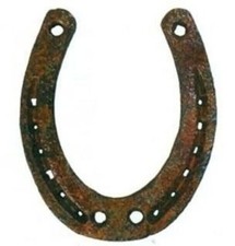 Fer à cheval en métal (NOIR)