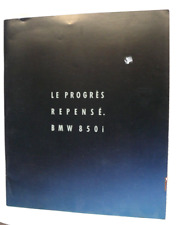 CATALOGUE DE VENTE BMW 850i - 45 PAGES 1989 - EN ETAT CORRECT ET EN FRANCAIS