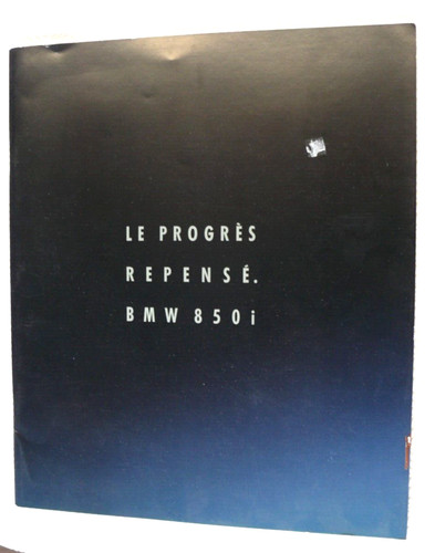 Catalogue vente bmw 850i - catalogue,