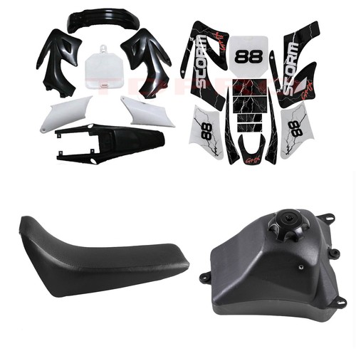 Plastic fender decals kit - kit, seat