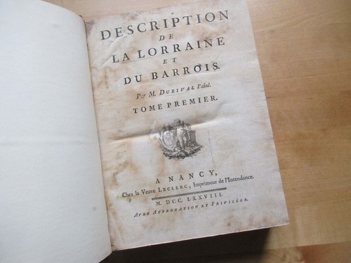 Description lorraine et - de,