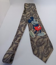 Cravate en soie "Mickey Disney" vintage