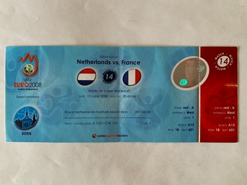 Ticket match uefa euro - ticket,