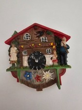 Aimant magnet chalet horloge - magnet,