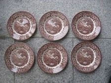 6 Assiettes  Dessert FAÏENCE