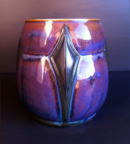 Vase grès irisé - grÈs,