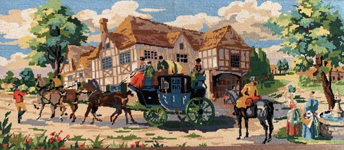 Beau tres ancien canevas - tres,