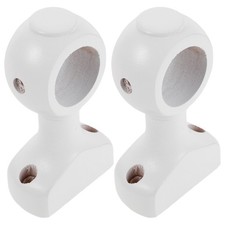  2 Pcs Tête De Tige Rideau En