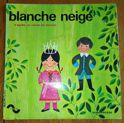 Blanche neige disque 45 - blanche, (