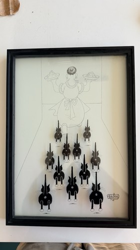 Dubout dessin encre - dessin, animaux