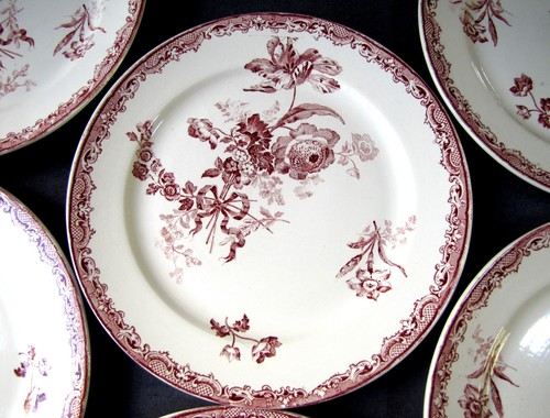Assiettes plates service - assiettes,