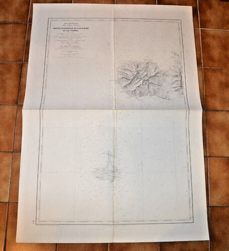 Carte marine ancienne shom - ancienne,