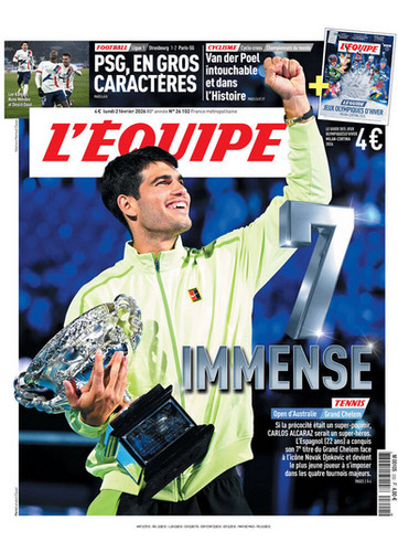 équipe open australie - open, alcaraz