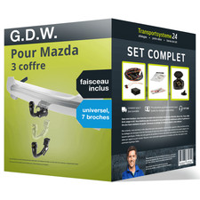 Attelage pour Mazda 3 coffre