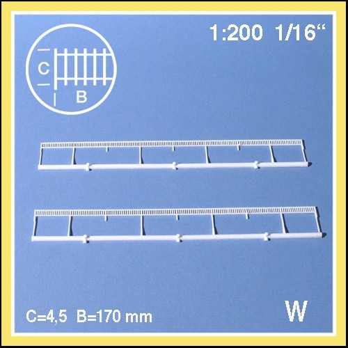 Rambardes échelle 200 - 2, 1:200